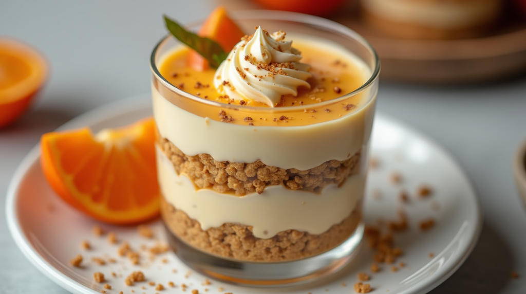 mandarinen spekulatius dessert